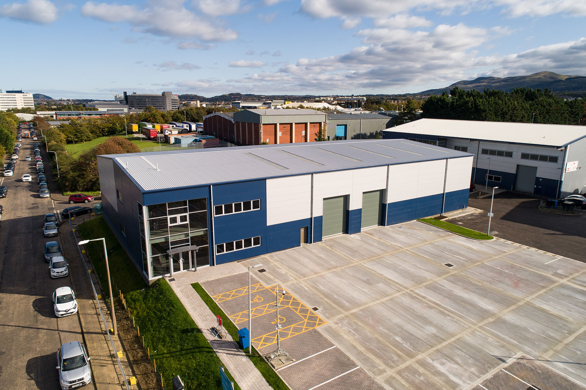 Seven Hills Business Park Aerial View - Sighthill, Edinburgh, EH11 4EP